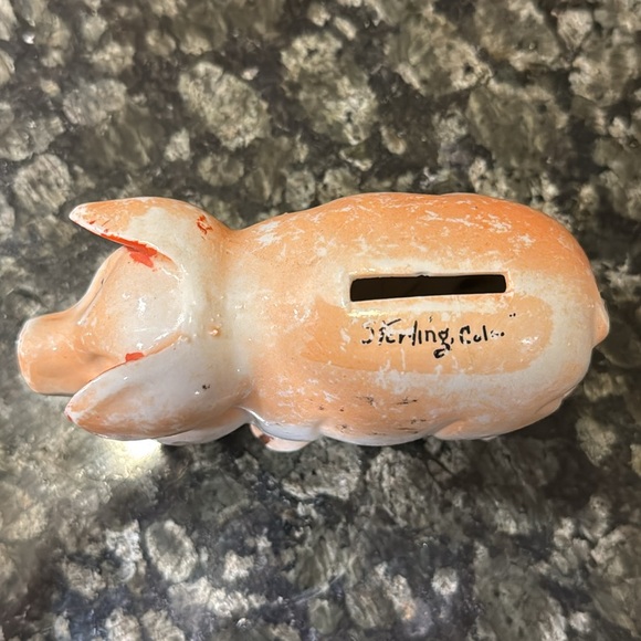 Vintage Japan Porcelain Piggy Bank 🐖 - Picture 3 of 9